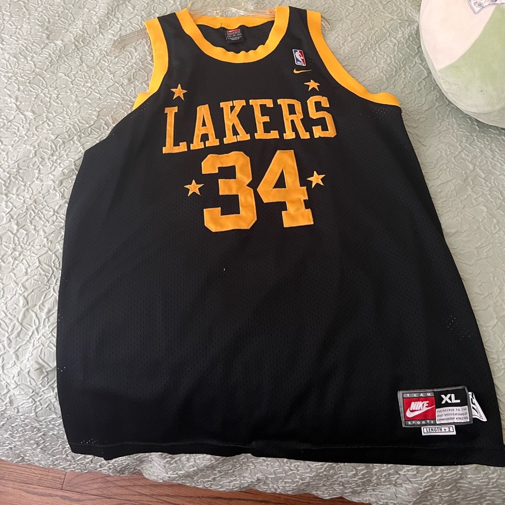 Vintage Nike  NBA Los Angeles Lakers Shaquille O'Neal Jersey